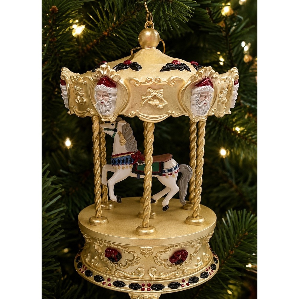 1994 Hallmark Keepsake Holiday Carousel Tobin Fraley Magic‎ Light & Music -641